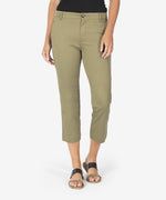 Harmony Crop Trouser (Light Olive) Main Image