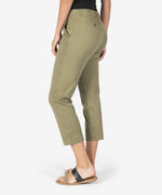 Harmony Crop Trouser (Light Olive) Hover Image