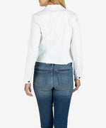 Kara White Denim Jacket Hover Image