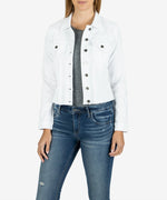 Kara White Denim Jacket Main Image