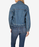 Eva Denim Jacket (Through Wash) Hover Image