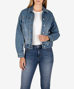 Eva Denim Jacket (Through Wash) Main Image