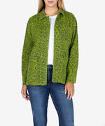 Ilysa Twill Jacket, Exclusive (Lime) Main Image