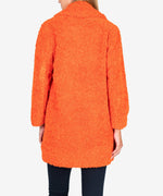 Addyson Faux Fur Coat, Exclusive (Orange) Hover Image