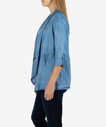 Victoria Draped Jacket Hover Image