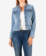 Amelia Denim Jacket (Easygoing Wash) Main Image