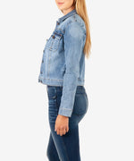 Amelia Denim Jacket (Easygoing Wash) Hover Image