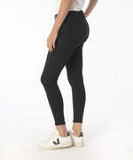 Connie Slim Fit Ankle Skinny With Fray Hem, Exclusive (Black) Hover Image