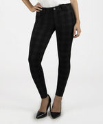 Donna Ponte Ankle Skinny, Petite (Black/Grey) Main Image