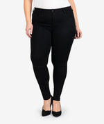 Mia High Rise Slim Fit Skinny, Plus (Black) Main Image