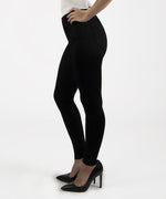 Mia High Waist Slim Fit Skinny, Petite (Black) Hover Image