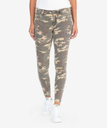 Connie Slim Fit Ankle Skinny (Olive) Main Image