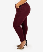 Donna High Rise Ankle Skinny, Plus (Deep Plum) Hover Image