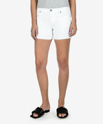 Andrea Released Hem Short (White) Main Image