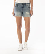 Gidget High Rise Fray Short (Traveler Wash) Main Image