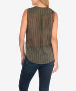 Calla Wrap Top, FINAL SALE (Olive) Hover Image