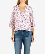 Ivana Wrap Top (Light Rose) Main Image