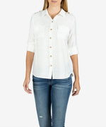 Bree Button Up Blouse Main Image