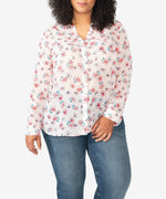 Jasmine Blouse, Plus (Midsummer Blush) Main Image