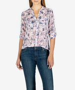 Jasmine Printed Top (Arezzo Light Rose) Main Image