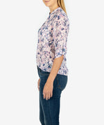 Jasmine Printed Top (Arezzo Light Rose) Hover Image