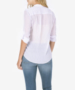 Jasmine Printed Top (Lilac) Hover Image