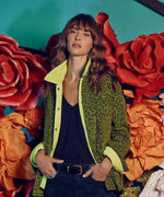 Ilysa Twill Jacket, Exclusive (Lime) Hover Image