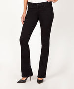 Natalie Boot Cut, Long Inseam (Black) Main Image