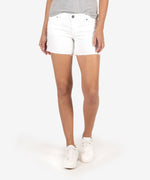 Andrea Short With Released Hem (White) Main Image