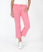 Kelsey High Rise Ankle Flare (Pink) Main Image